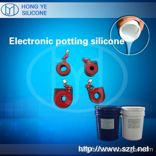 Electronic potting compound silicone rubber